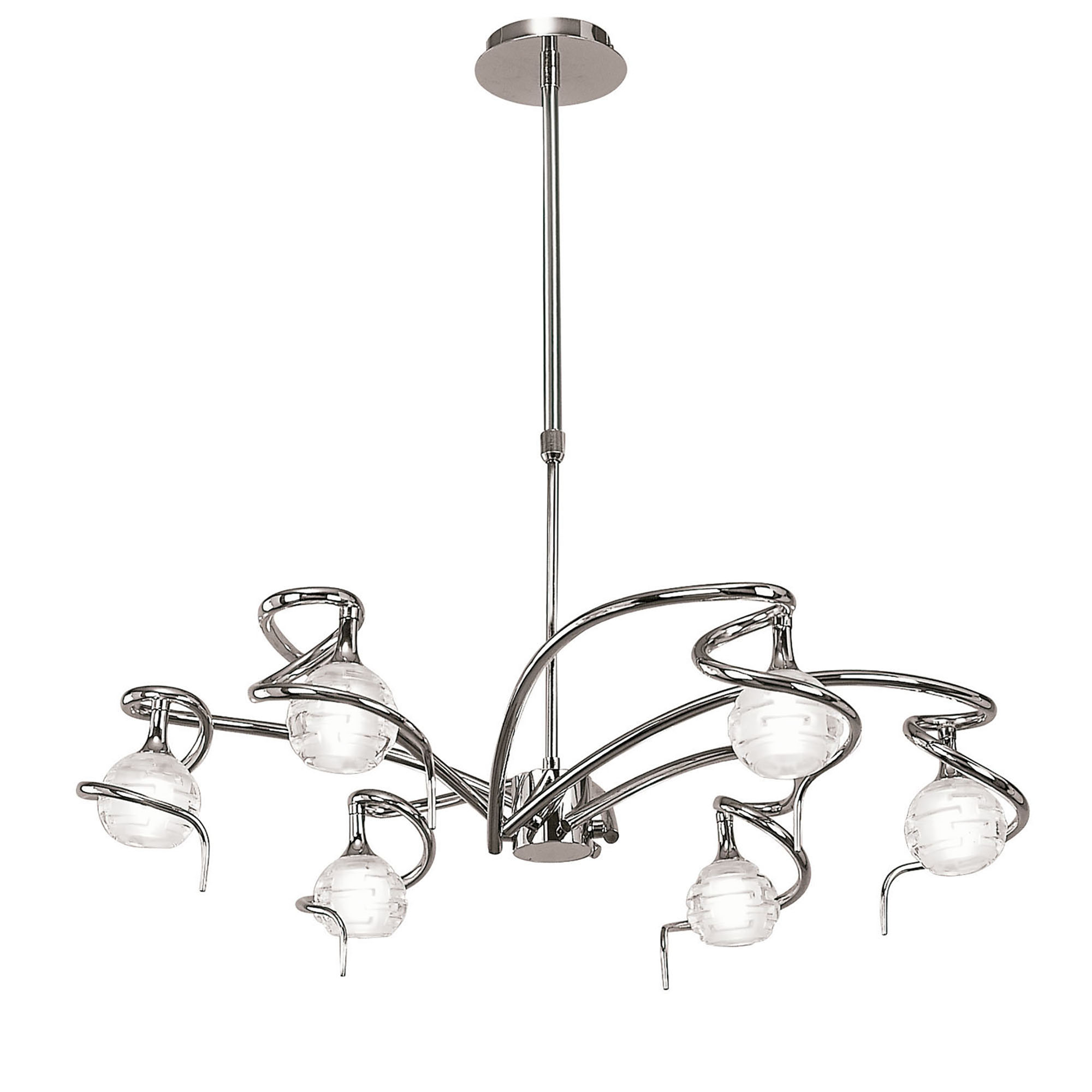 M0079  Dali Telescopic/Semi Flush 6 Light